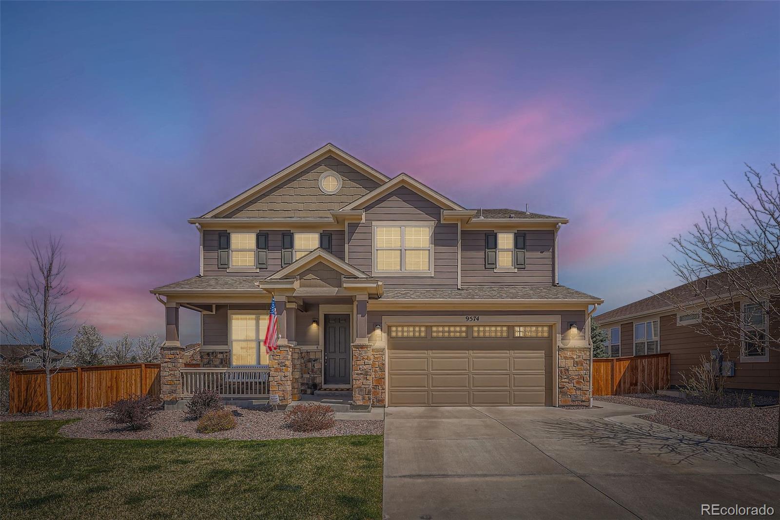 9574  Keystone Trail, parker MLS: 9497831 Beds: 4 Baths: 4 Price: $799,000