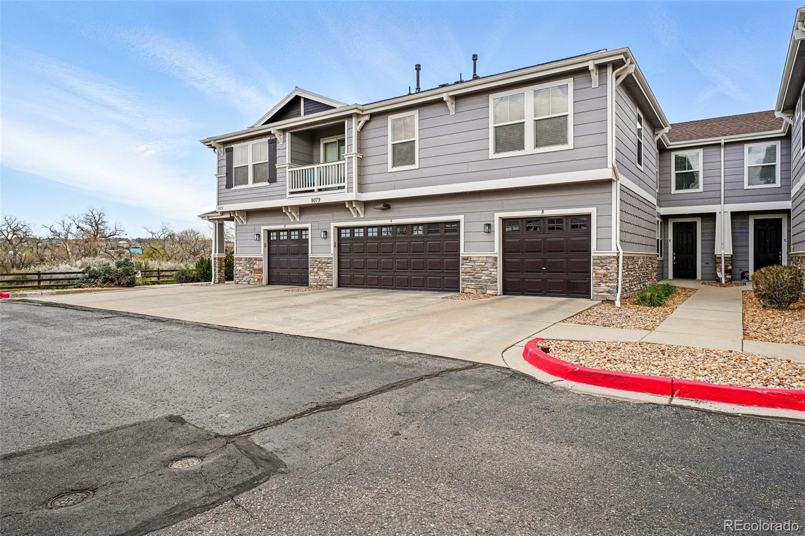 9079  Apache Plume Drive B, Parker  MLS: 5178943 Beds: 3 Baths: 3 Price: $421,000