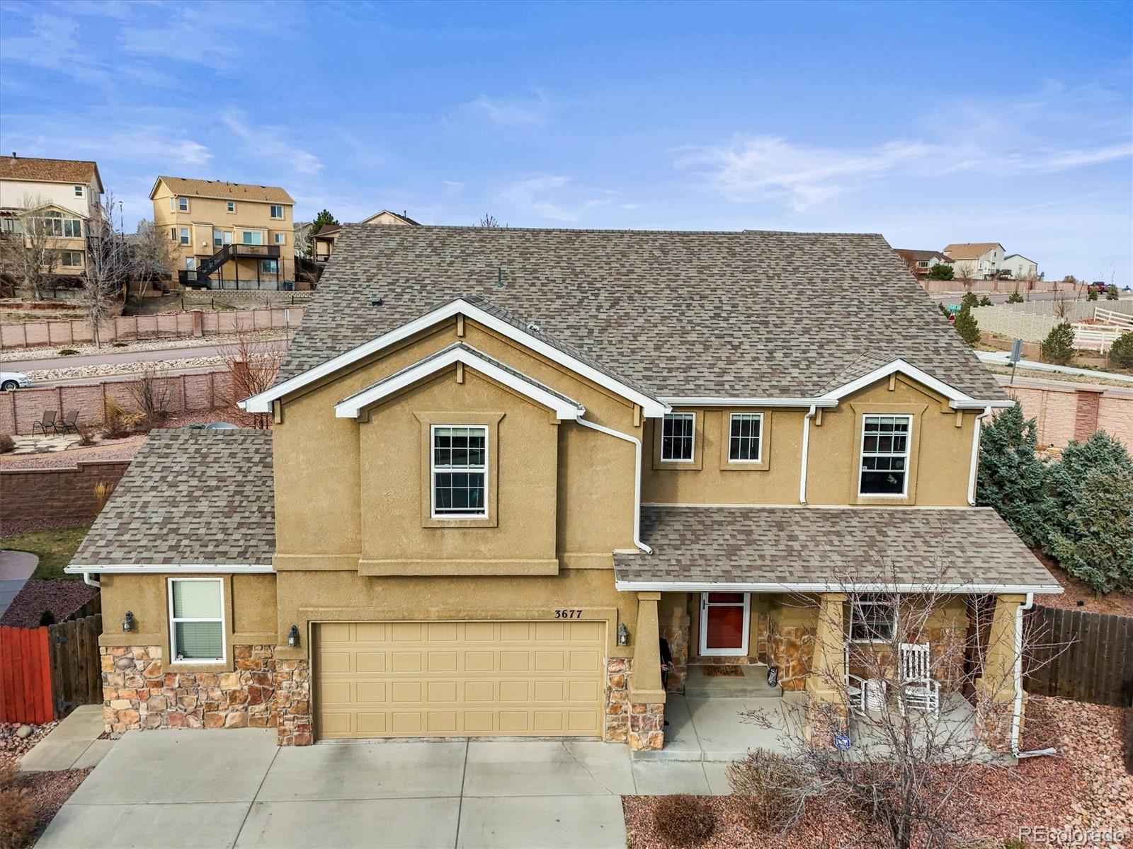 Mule Deer Crossing Colorado Springs Home | MLS #: 71580263677  Reindeer Circle, Colorado Springs Beds: 4 Baths: 4 Price: $549,900