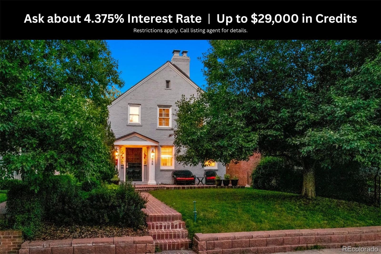 Country Club Denver Home | MLS #: 7889241428 N Humboldt Street, Denver Beds: 3 Baths: 4 Price: $1,450,000
