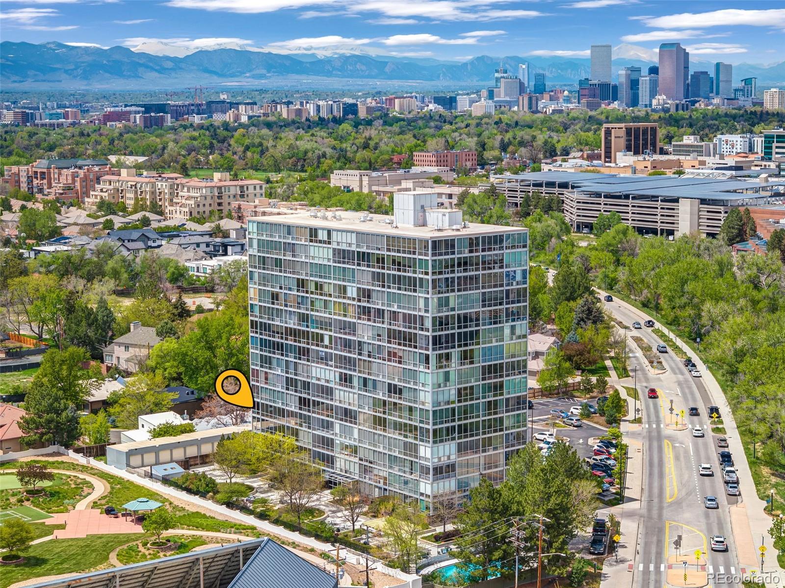 Cherry Creek Tower Denver Condo / Townhome | MLS #: 77042003100 E Cherry Creek South Drive 404, Denver Beds: 2 Baths: 2 Price: $525,000