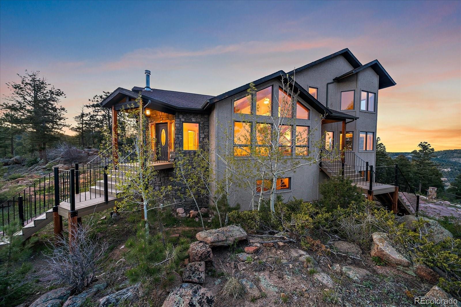 Richmond Hill Conifer Home | MLS #: 170798123007  Big Game Trail, Conifer Beds: 5 Baths: 4 Price: $1,275,000
