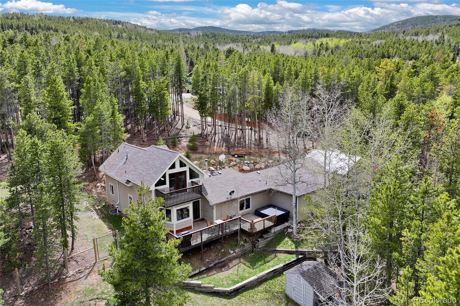 Brook Forest Evergreen Home | MLS #: 166009924  Navajo Trail, Evergreen Beds: 3 Baths: 2 Price: $760,000