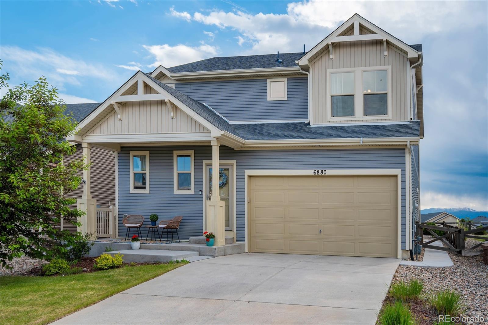 Banning Lewis Ranch Colorado Springs Home | MLS #: 61290476880  Backcountry Loop, Colorado Springs Beds: 3 Baths: 3 Price: $550,000