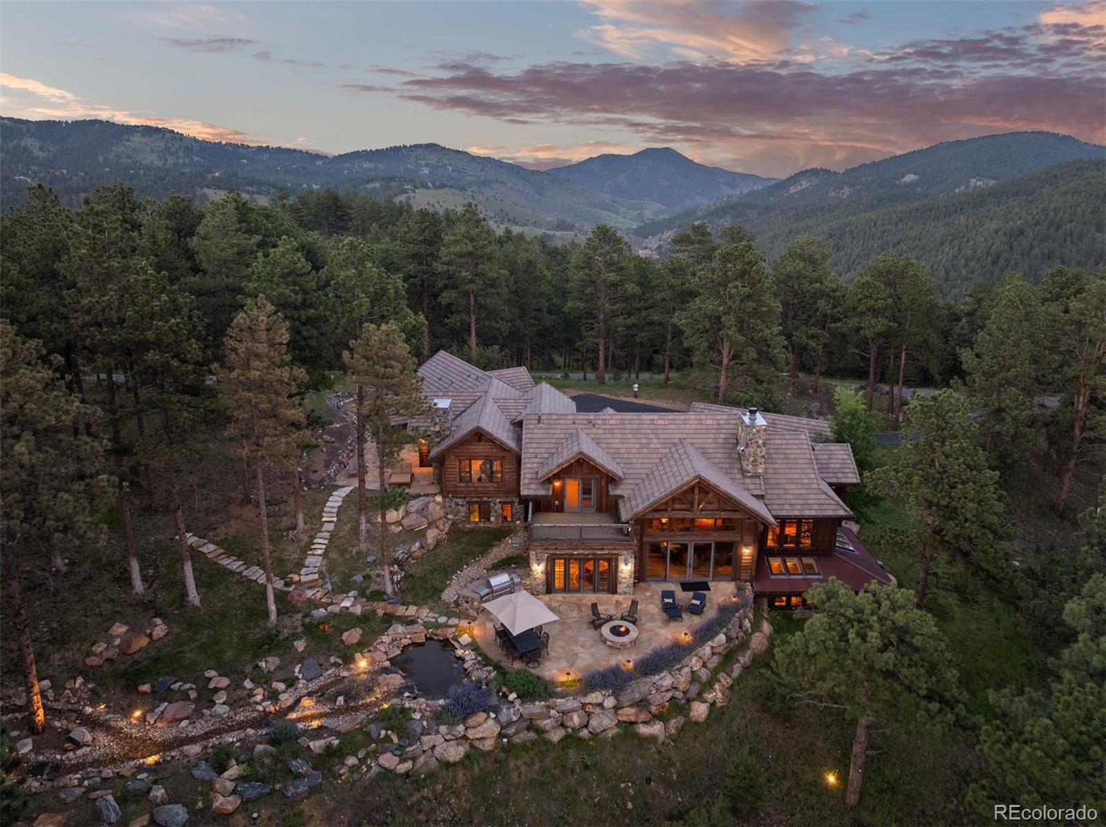 Kerr Gulch Evergreen Home | MLS #: 79131012929  Highlands View Road, Evergreen Beds: 5 Baths: 6 Price: $3,795,000