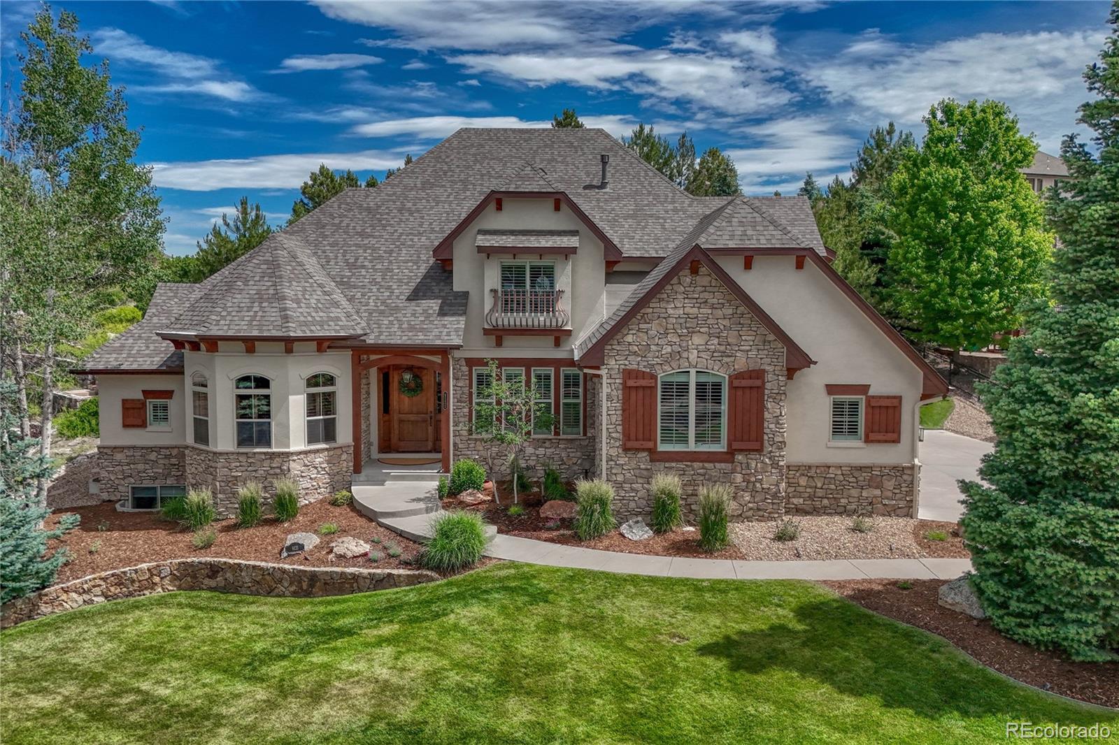 The Pinery Parker Home | MLS #: 18956689121  Sunshine Meadow Place, Parker Beds: 6 Baths: 5 Price: $1,600,000