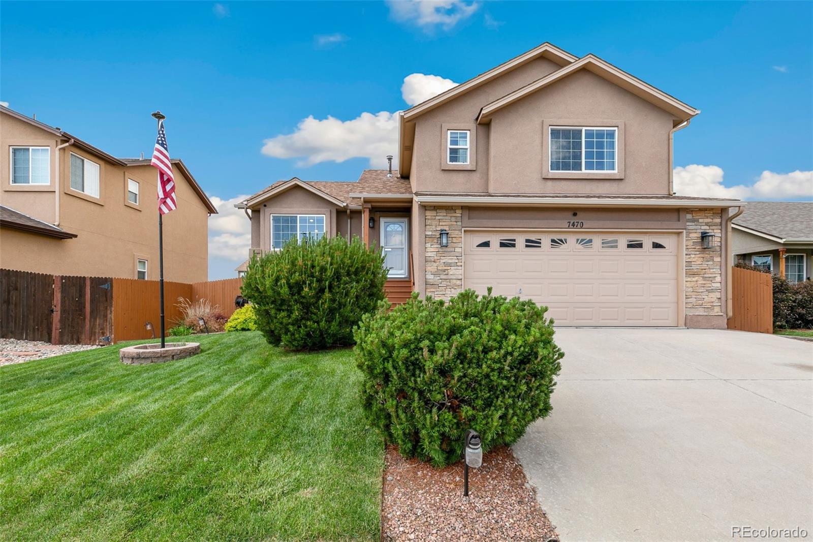 The Glen At Widefield Colorado Springs Home | MLS #: 58381297470  Sun Prairie Drive, Colorado Springs Beds: 4 Baths: 4 Price: $465,000