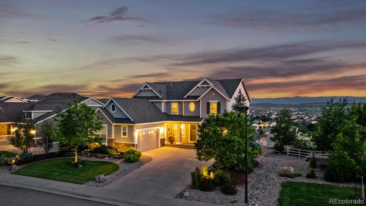 Crystal Valley Castle Rock Home | MLS #: 5527026696  Eveningsong Drive, Castle Rock Beds: 4 Baths: 5 Price: $1,100,000