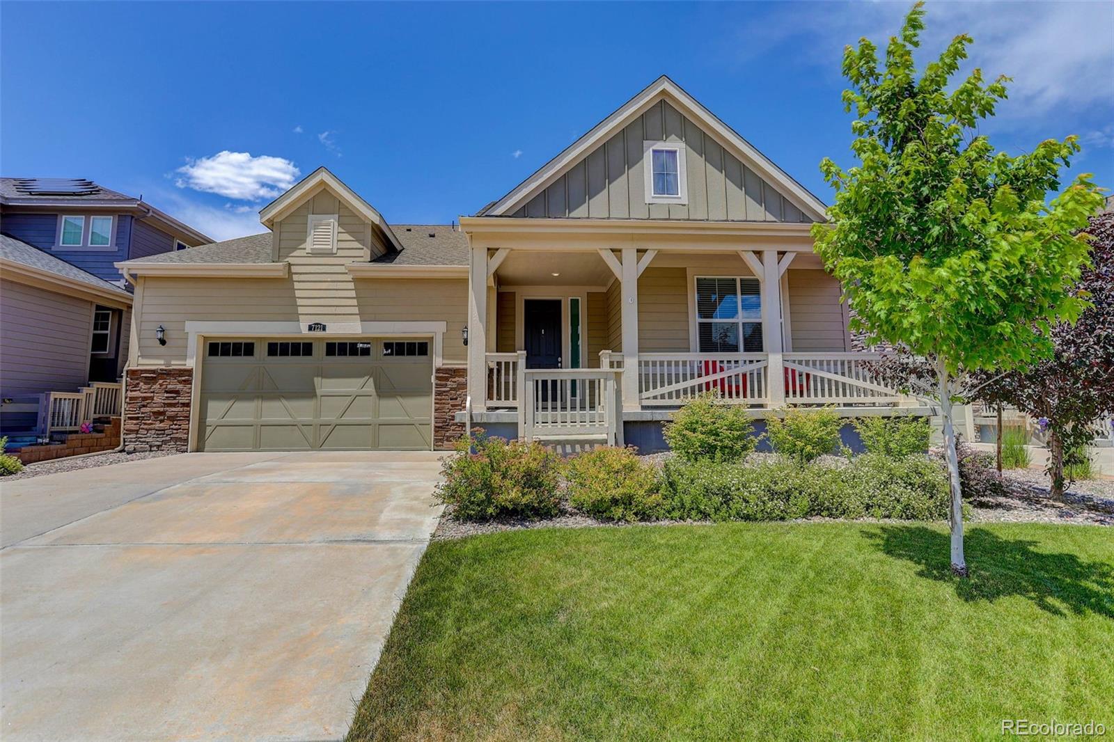 Lagae Ranch Castle Pines Home | MLS #: 74982547121  Hyland Hills Street, Castle Pines Beds: 3 Baths: 3 Price: $815,000