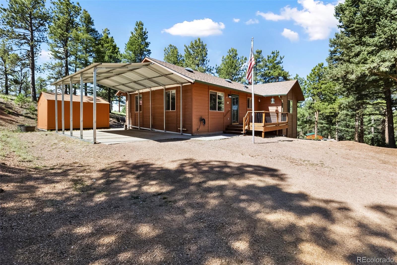 Colorado Mountain Estates Florissant Home | MLS #: 7680071234  Wasatch Lane, Florissant Beds: 2 Baths: 1 Price: $365,000