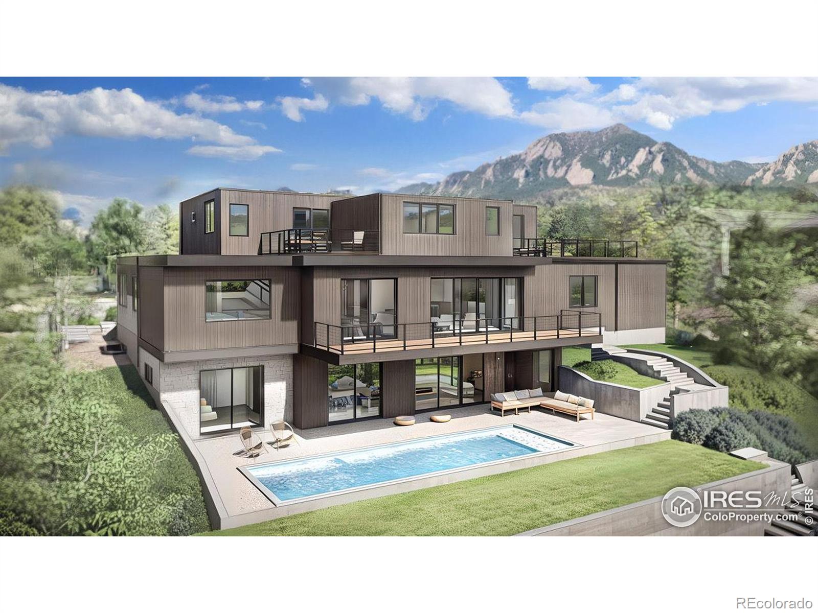 Highland Park Boulder Home | MLS #: 45678910413202955  Stanford Avenue, Boulder Beds: 5 Baths: 8 Price: $7,950,000
