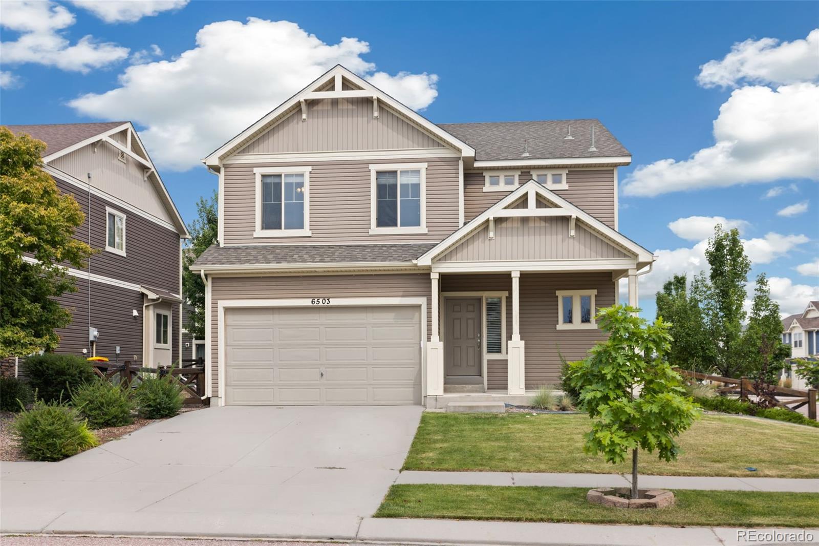 Banning Lewis Ranch Colorado Springs Home | MLS #: 27735576503  Sugarberry Lane, Colorado Springs Beds: 3 Baths: 3 Price: $459,999