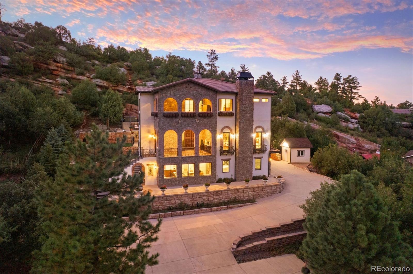 Perry Park Larkspur Home | MLS #: 80936817065  Kiowa Road, Larkspur Beds: 4 Baths: 5 Price: $1,590,000