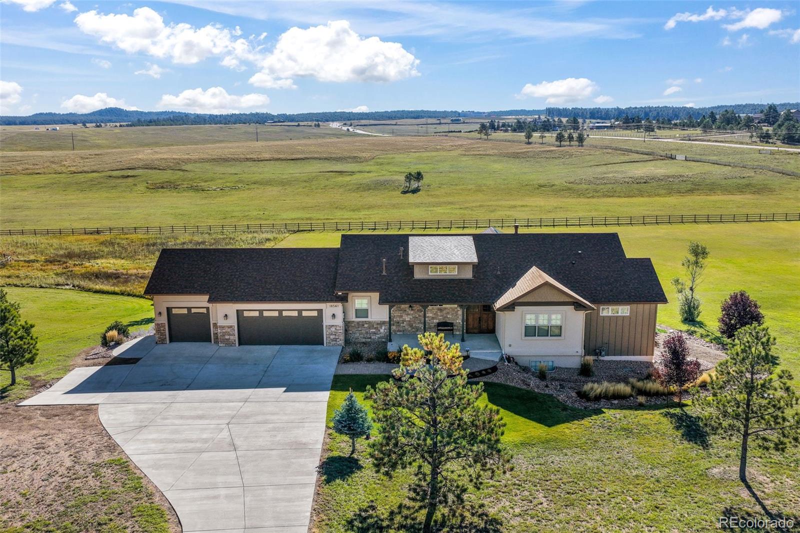 Cherry Springs Ranch Monument Home | MLS #: 345296818561  Cherry Springs Ranch Drive, Monument Beds: 5 Baths: 5 Price: $1,100,000