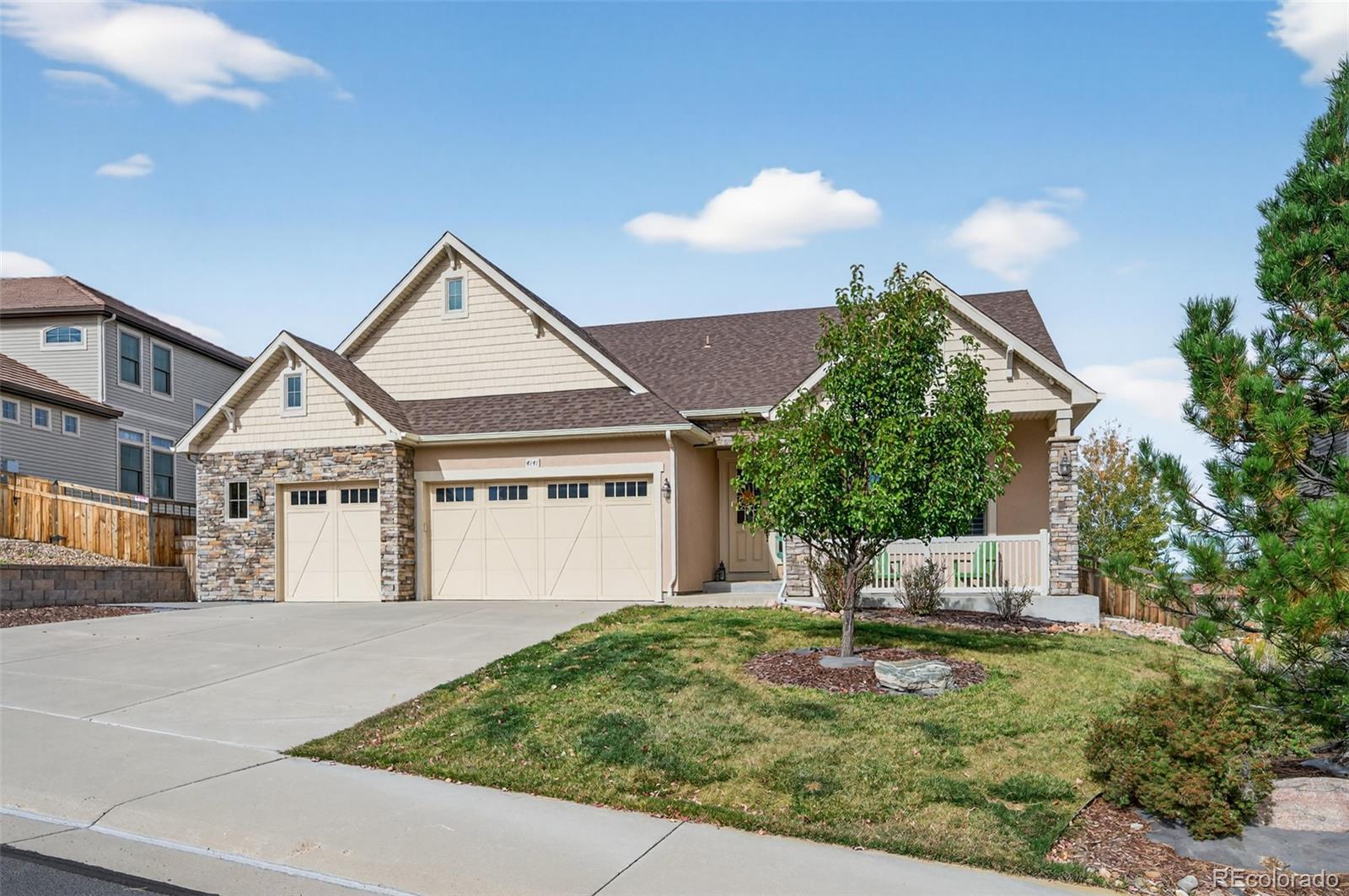 The Meadows Castle Rock Home | MLS #: 16483504141  Marblehead Place, Castle Rock Beds: 4 Baths: 3 Price: $820,000