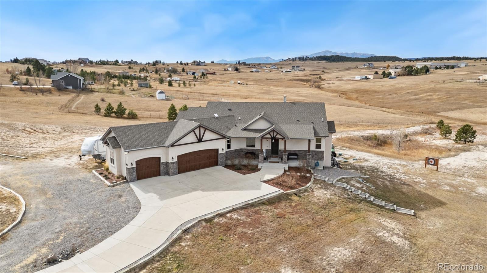 Elk Creek Ranches Colorado Springs Home | MLS #: 895049120010  Thunder Road, Colorado Springs Beds: 4 Baths: 4 Price: $1,100,000