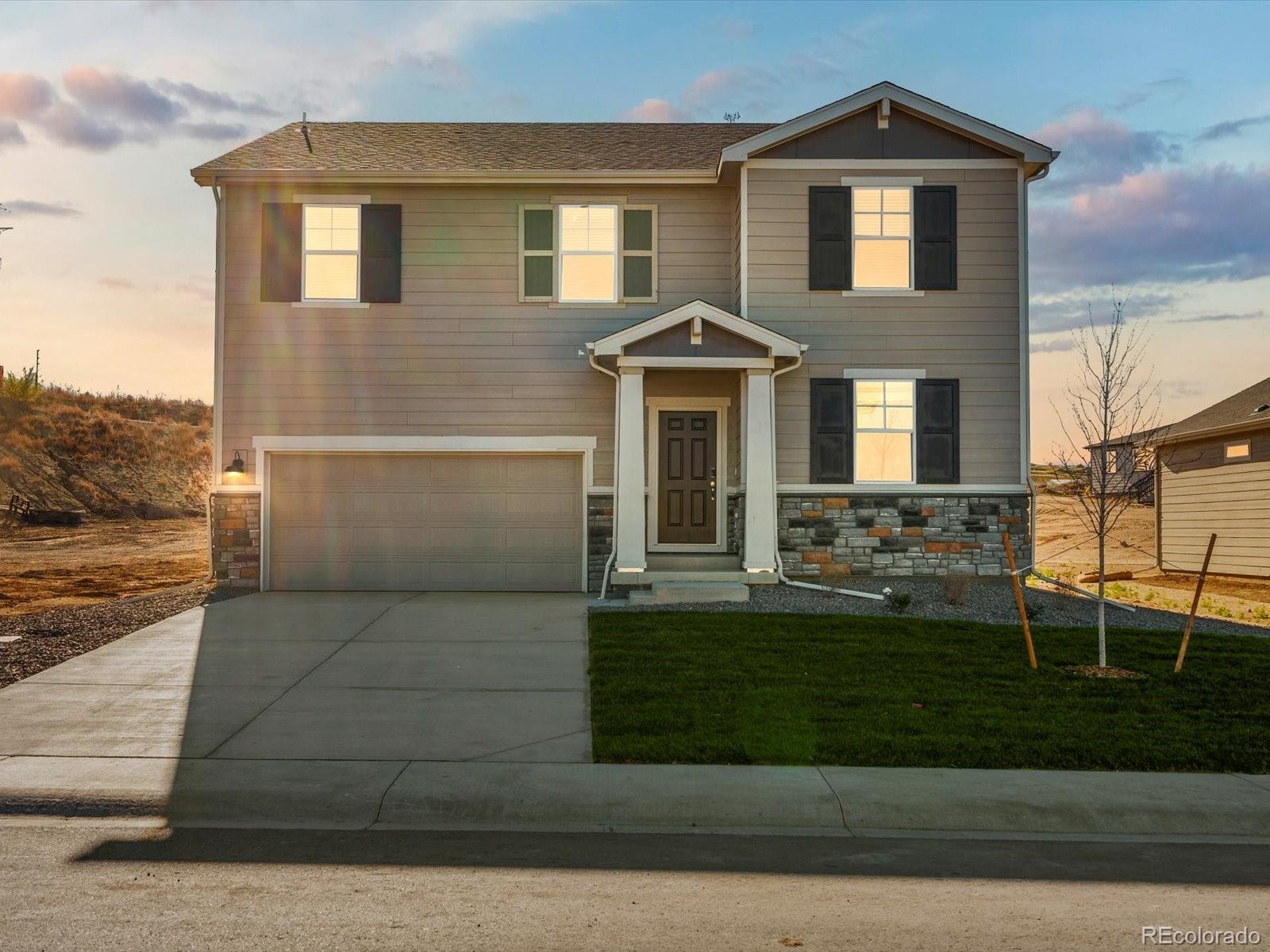 Poudre Heights Windsor Home | MLS #: 46303921636  Yampa River Drive, Windsor Beds: 4 Baths: 3 Price: $563,990