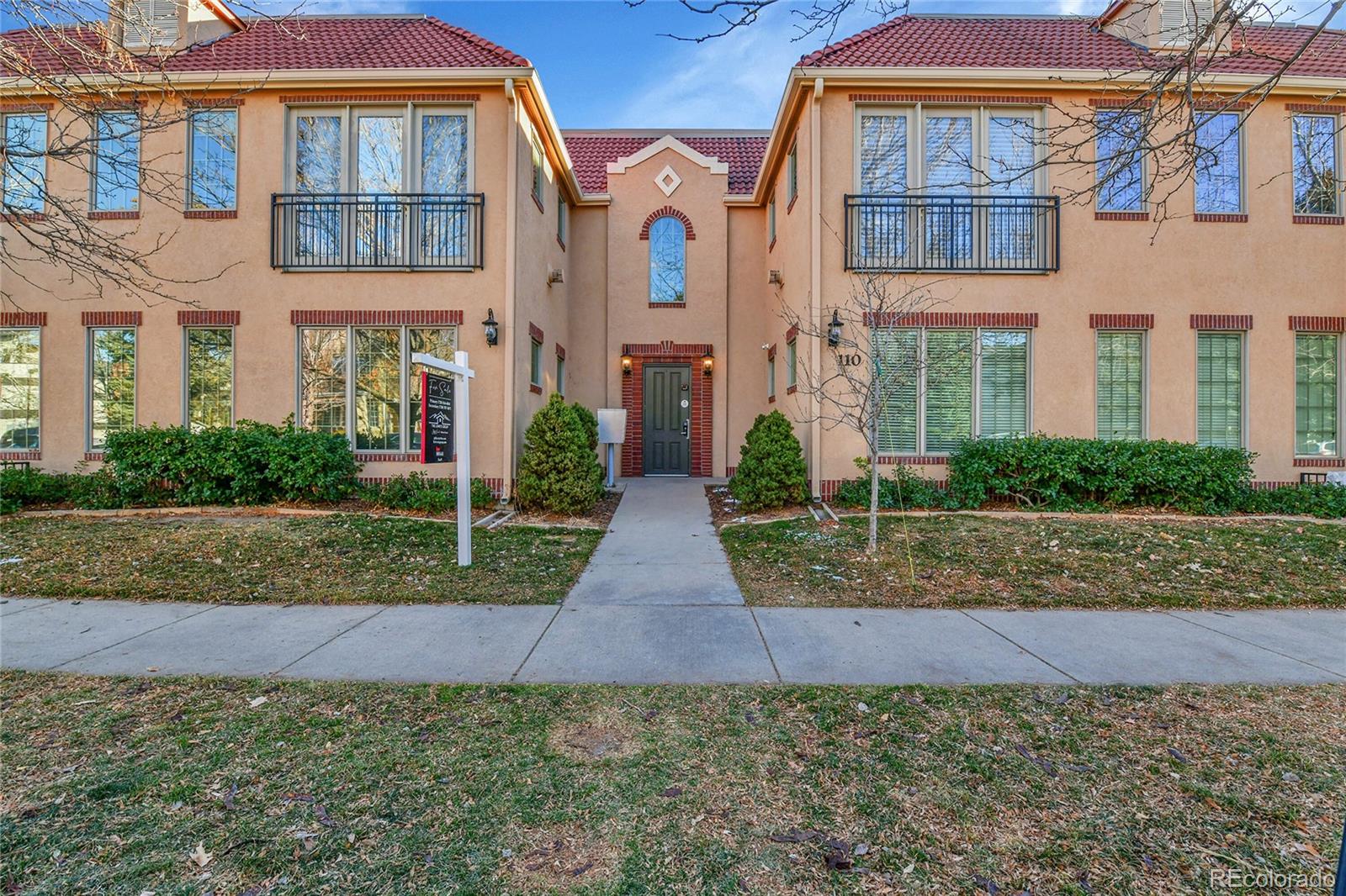 Cherry Creek Denver Condo / Townhome | MLS #: 2812690110 S Jackson Street 1D, Denver Beds: 2 Baths: 2 Price: $600,000