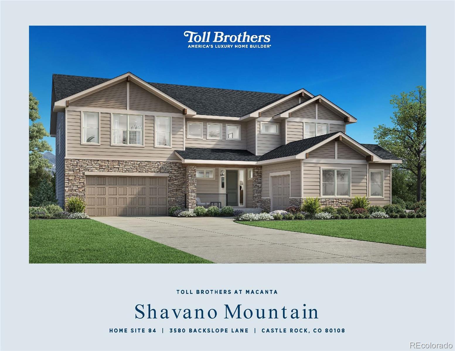 Macanta Castle Rock Home | MLS #: 25715673580  Backslope Lane, Castle Rock Beds: 4 Baths: 4 Price: $1,350,000