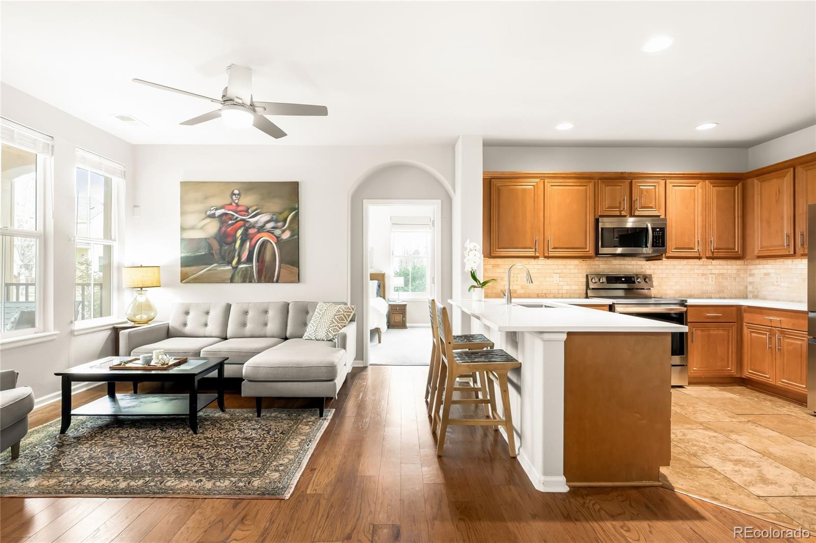 Central Park Denver Condo / Townhome | MLS #: 18708572388 N Xanthia Way 102, Denver Beds: 3 Baths: 2 Price: $570,000
