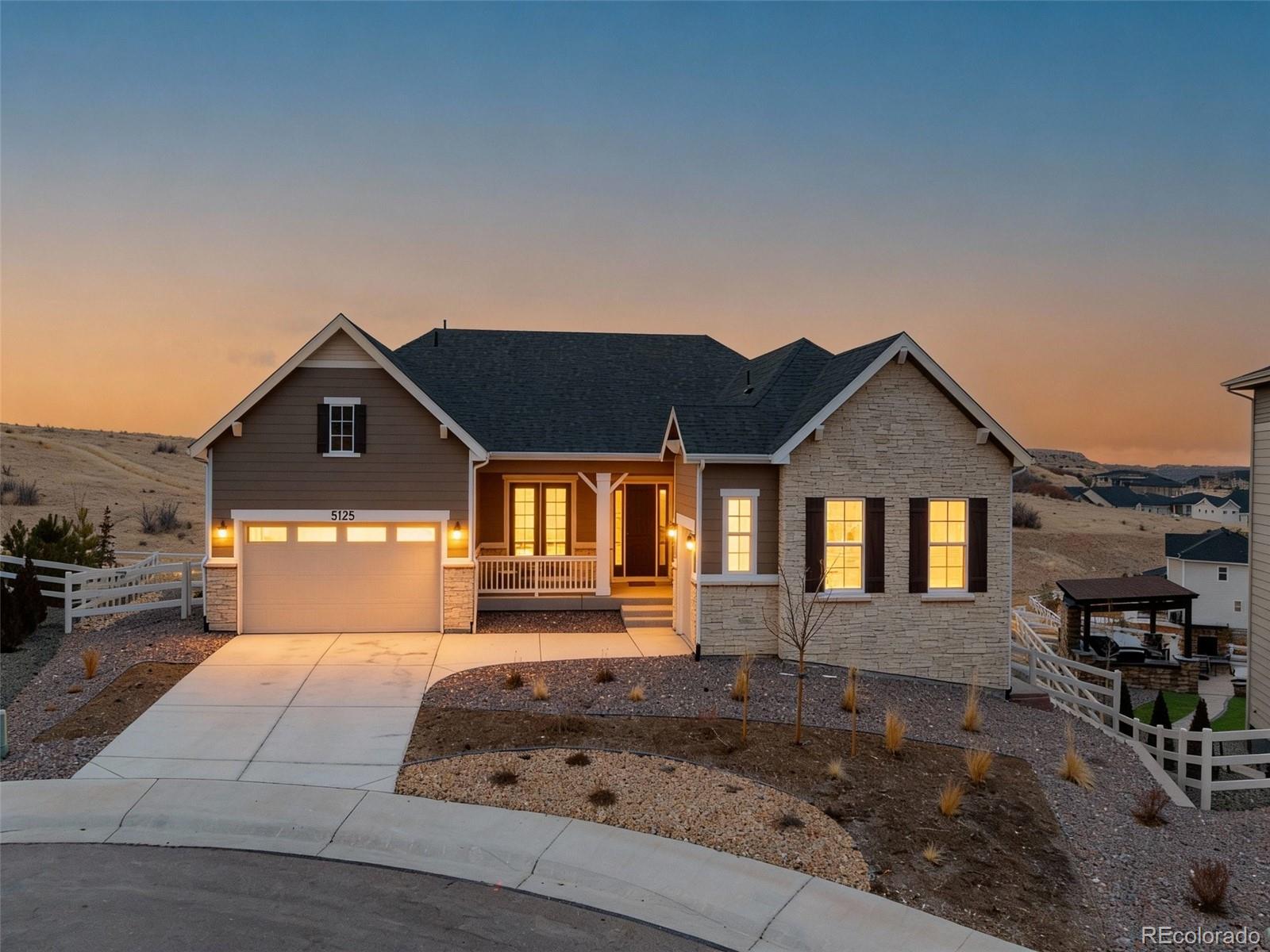 Crystal Valley Castle Rock Home | MLS #: 31717135125  Hickory Oaks Street, Castle Rock Beds: 5 Baths: 4 Price: $1,149,950