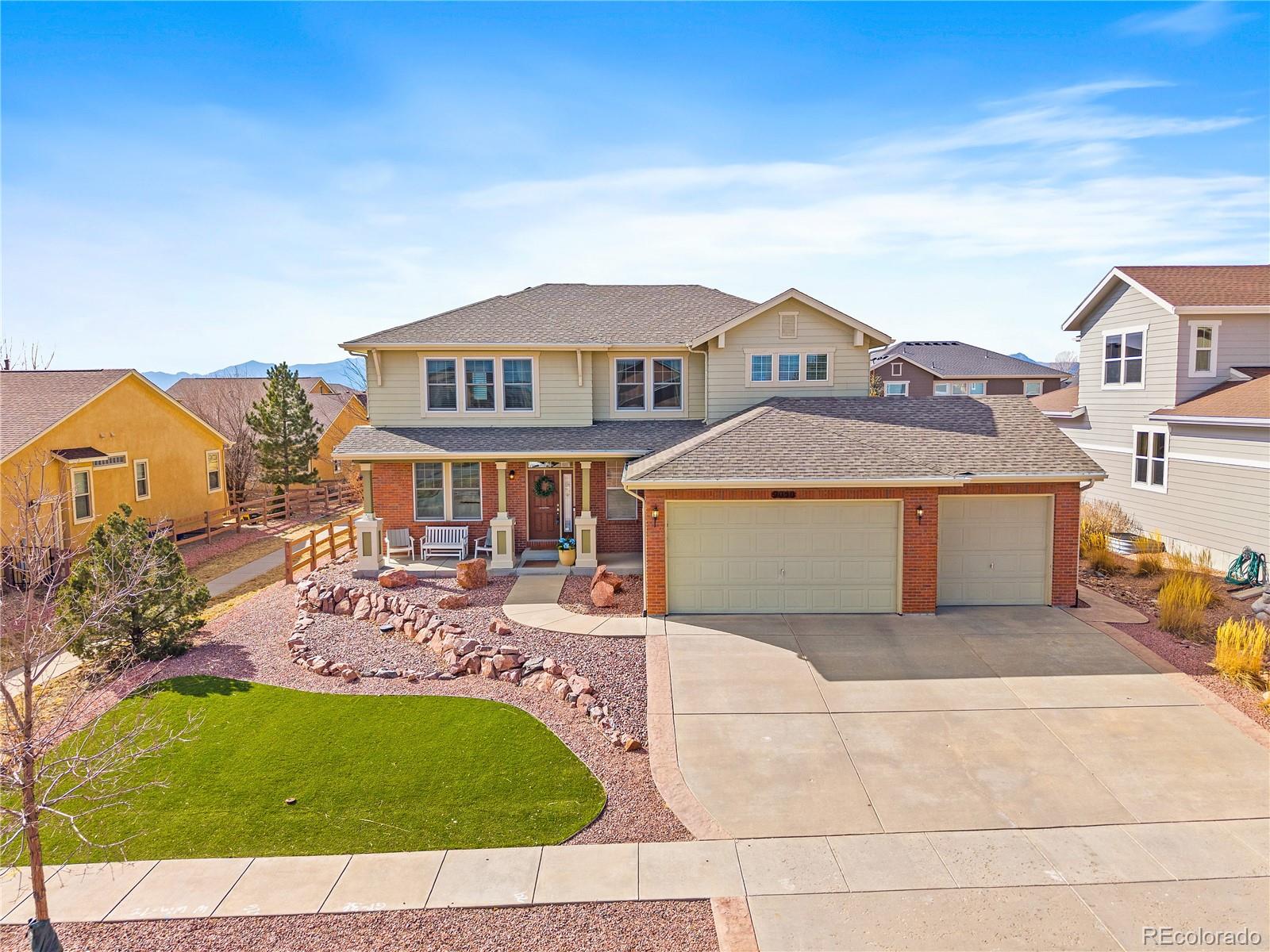 Wolf Ranch Colorado Springs Home | MLS #: 92936319050  Sky King Drive, Colorado Springs Beds: 6 Baths: 4 Price: $715,000