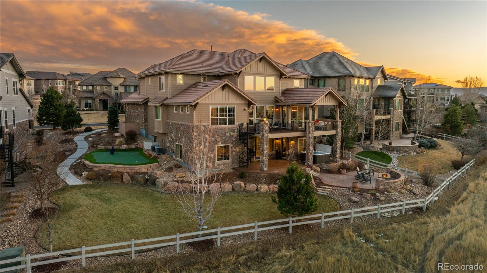 Backcountry Highlands Ranch Home | MLS #: 244855310769  Sundial Rim Road, Highlands Ranch Beds: 7 Baths: 6 Price: $2,880,000