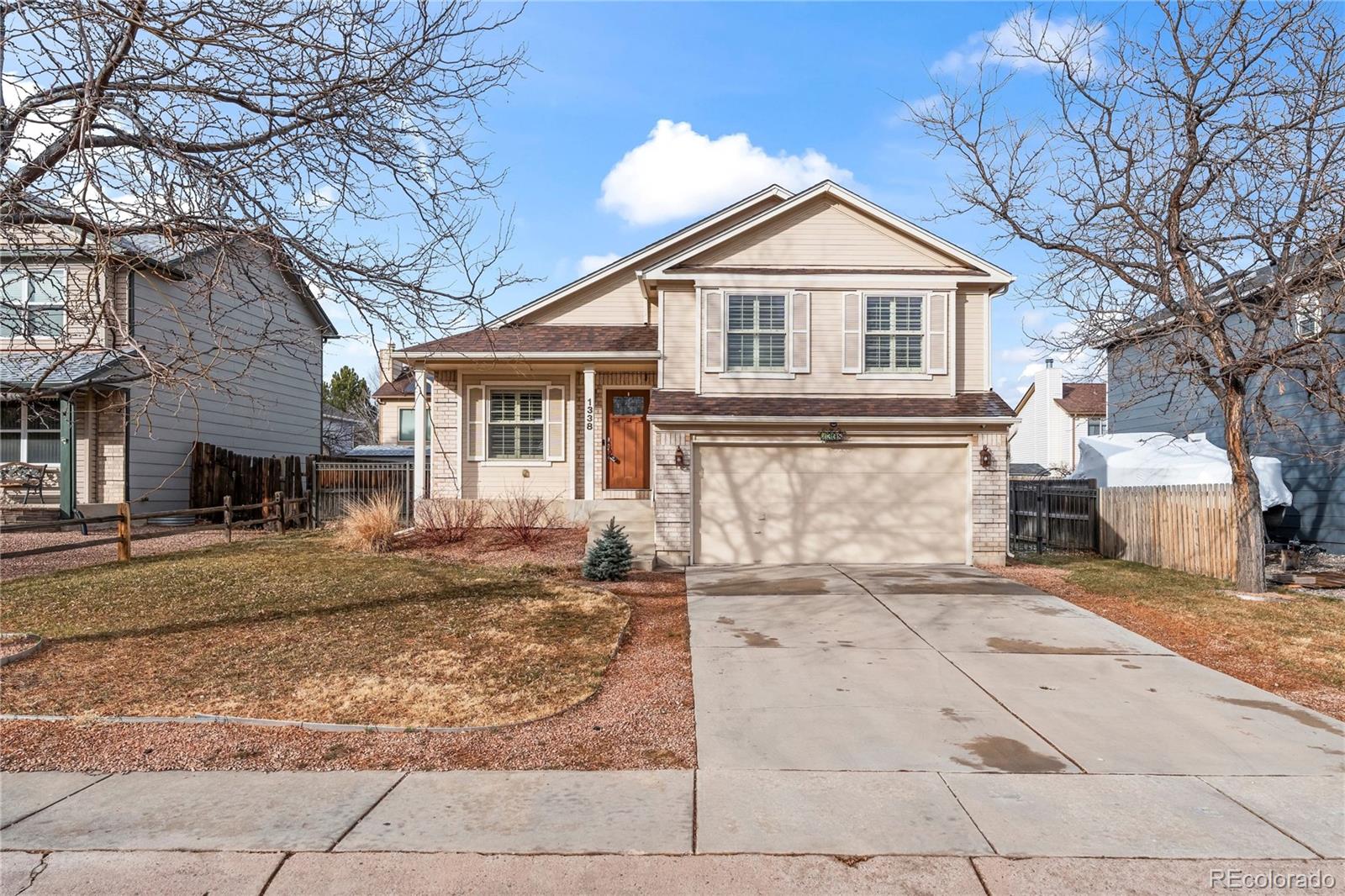 Cheyenne Meadows Colorado Springs Home | MLS #: 51116821338  Grass Valley Drive, Colorado Springs Beds: 3 Baths: 3 Price: $440,000