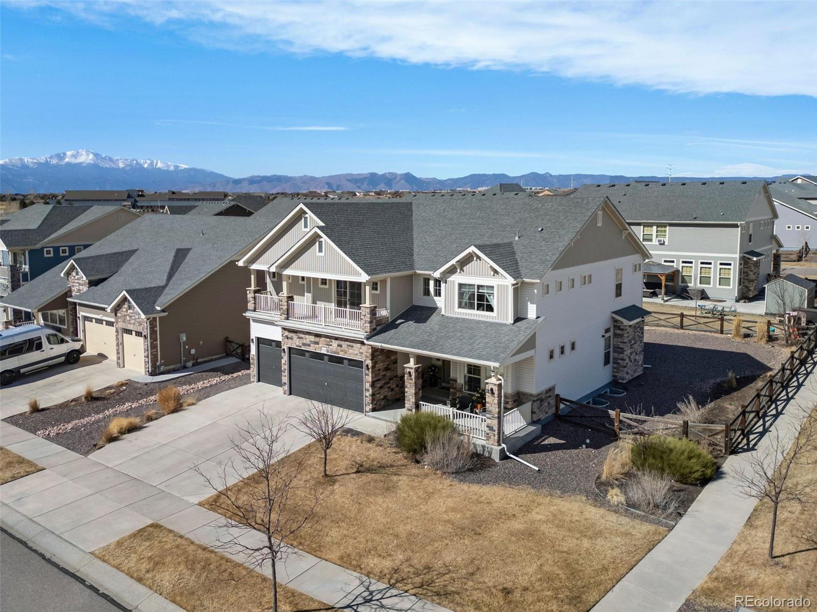 Banning Lewis Ranch Colorado Springs Home | MLS #: 96737717052  Bramble Bluff Court, Colorado Springs Beds: 4 Baths: 4 Price: $750,000
