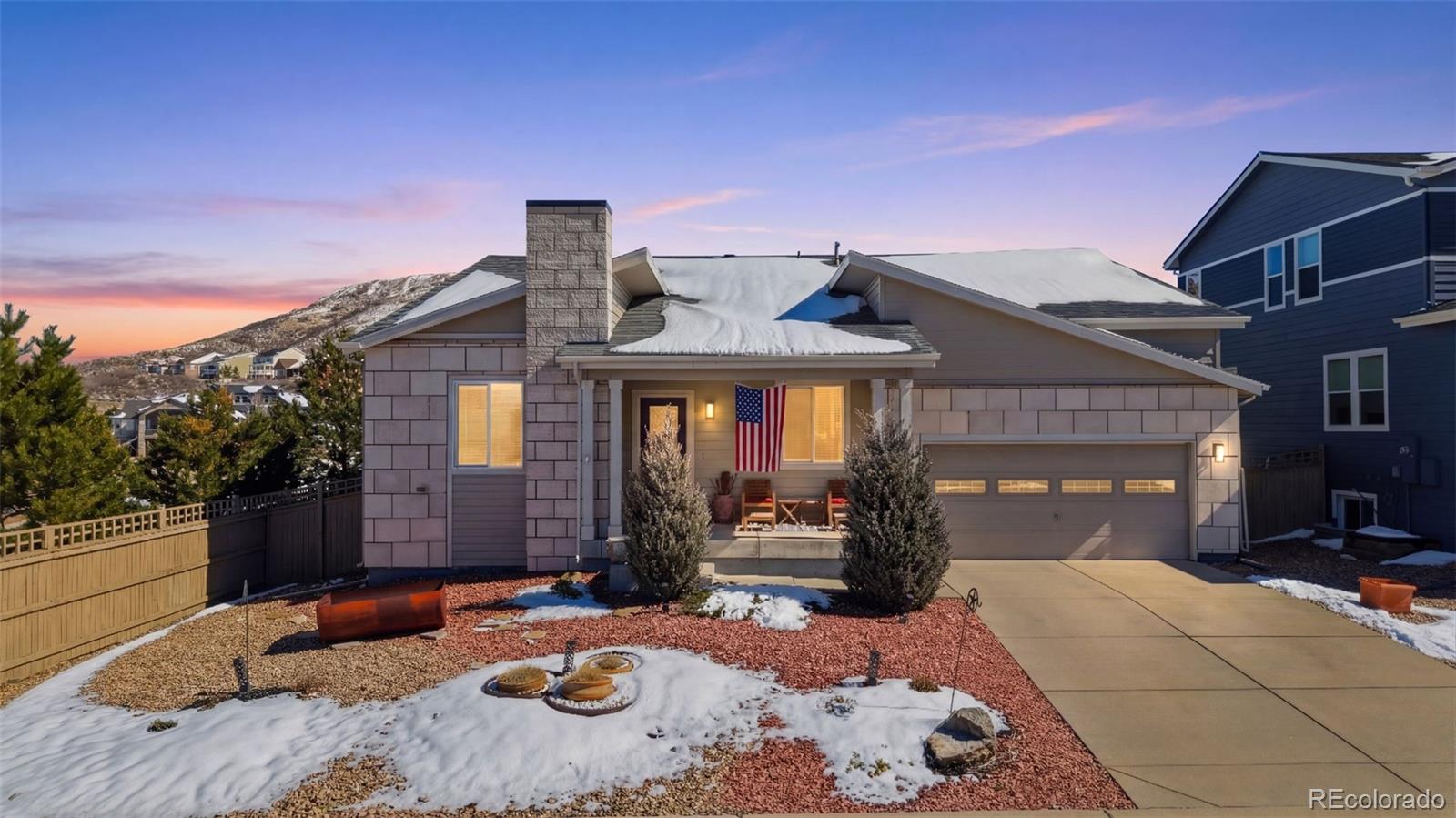 Kings Ridge Castle Rock Home | MLS #: 55889073960  Manorbrier Circle, Castle Rock Beds: 3 Baths: 3 Price: $650,000