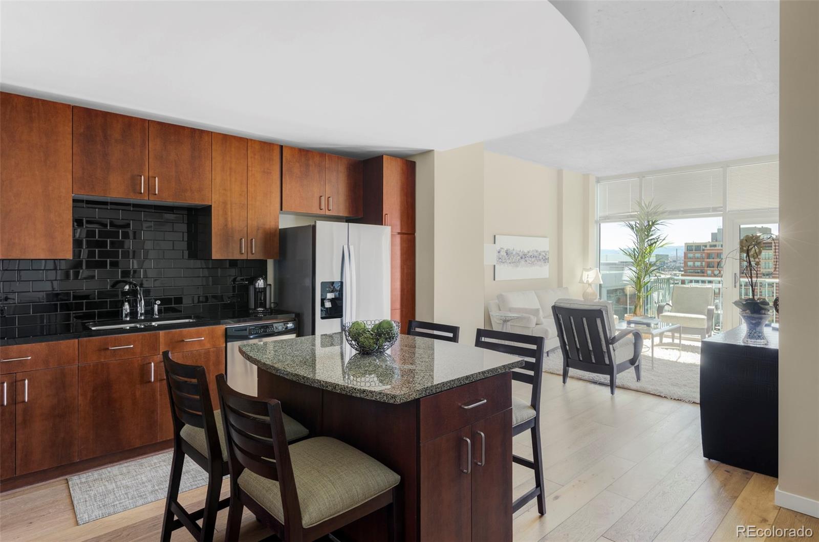 Riverfront Denver Condo / Townhome | MLS #: 34251721700  Bassett Street 1205, Denver Beds: 1 Baths: 1 Price: $575,000