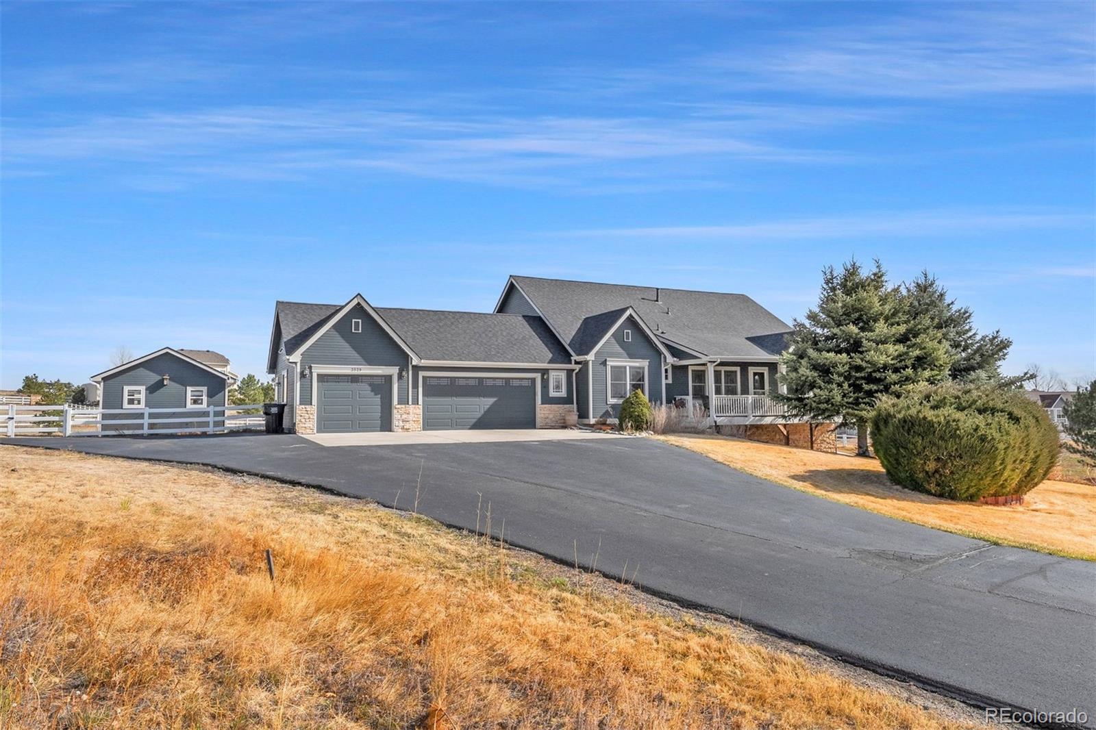Deer Creek Farm Parker Home | MLS #: 35318523529  Pine Meadow Avenue, Parker Beds: 5 Baths: 4 Price: $985,000