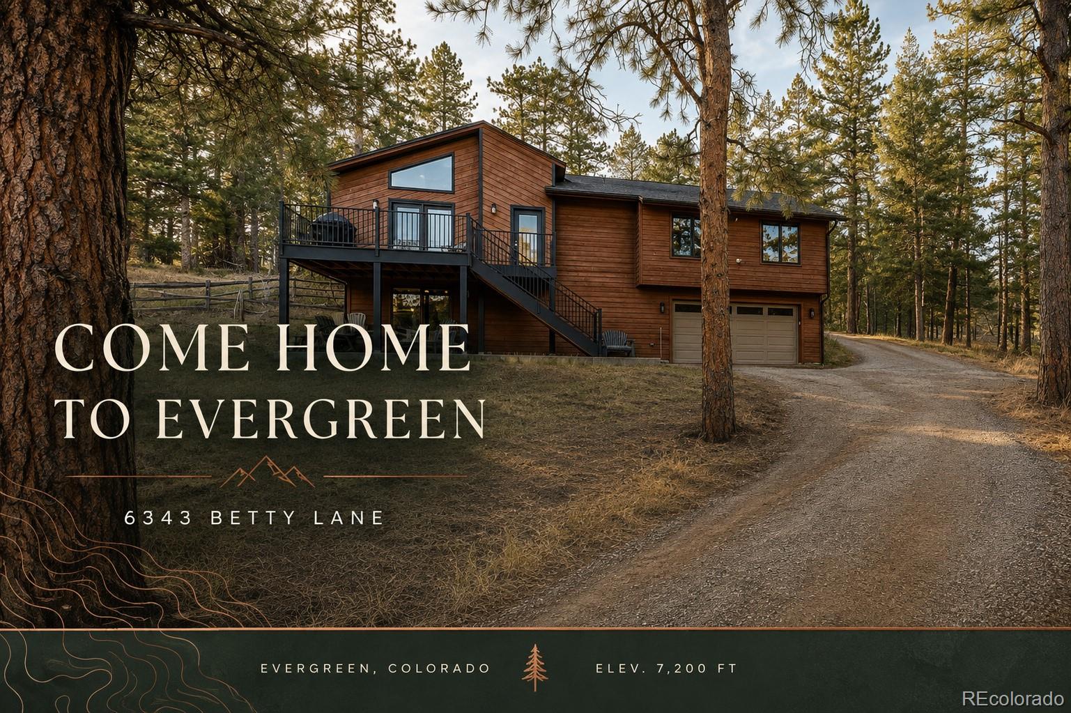  Evergreen Home | MLS #: 25547756343  Betty Lane, Evergreen Beds: 3 Baths: 2 Price: $825,000