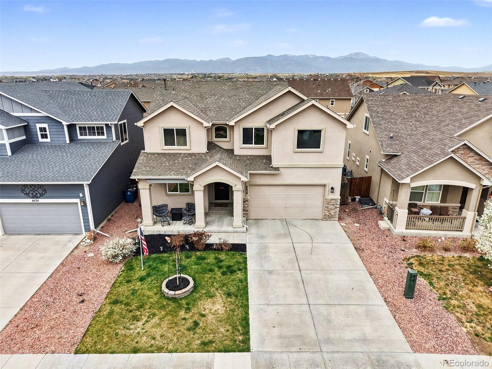 Lorson Ranch Colorado Springs Home | MLS #: 51779666638  Stingray Lane, Colorado Springs Beds: 5 Baths: 4 Price: $509,900