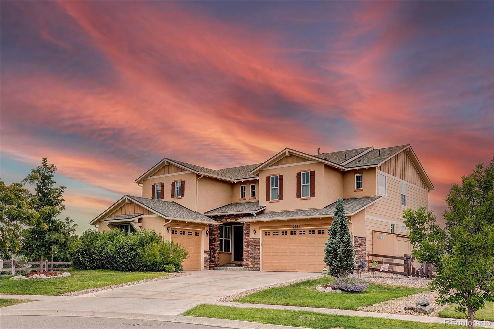 Flatiron Meadows Erie Home | MLS #: 53074282246  Front Range Court, Erie Beds: 4 Baths: 3 Price: $1,145,000