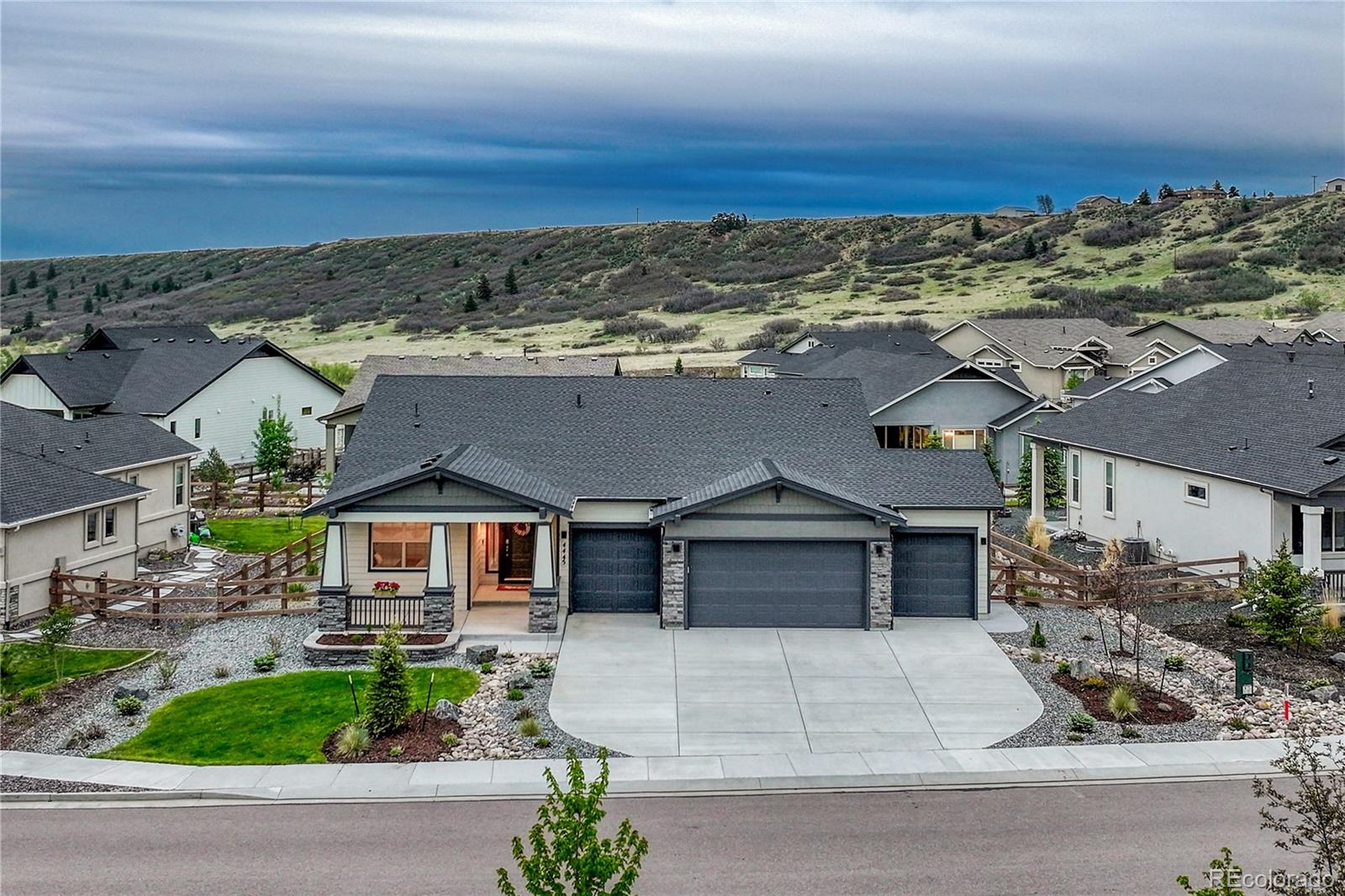  Monument Home | MLS #: 34787414445  Mesa Top Drive, Monument Beds: 4 Baths: 3 Price: $875,000
