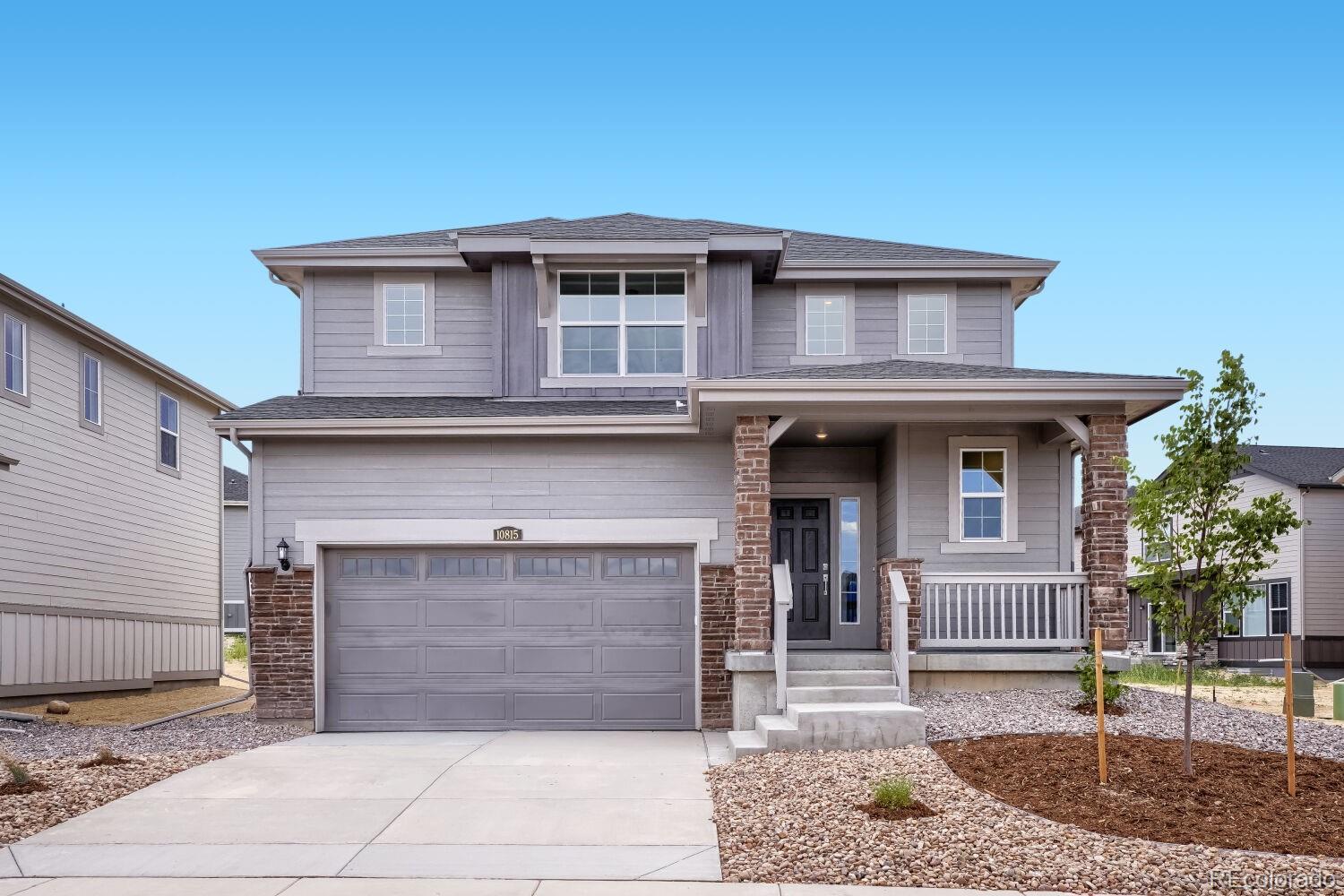 Newlin Crossing Parker Home | MLS #: 384734610815  Jagged Street, Parker Beds: 3 Baths: 3 Price: $649,400