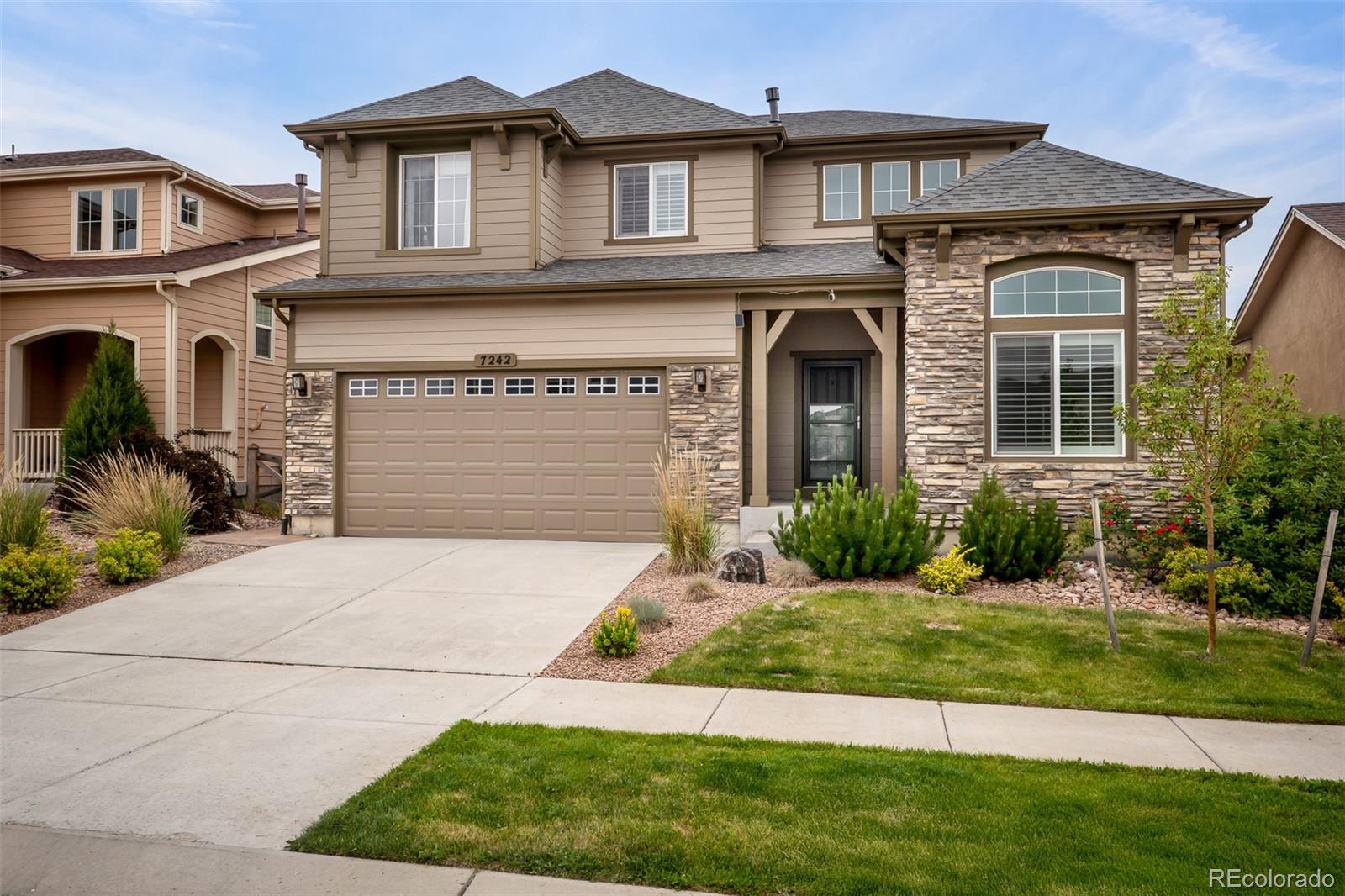 Banning Lewis Ranch Colorado Springs Home | MLS #: 25679617242  Lewis Clark Trail, Colorado Springs Beds: 4 Baths: 3 Price: $554,900