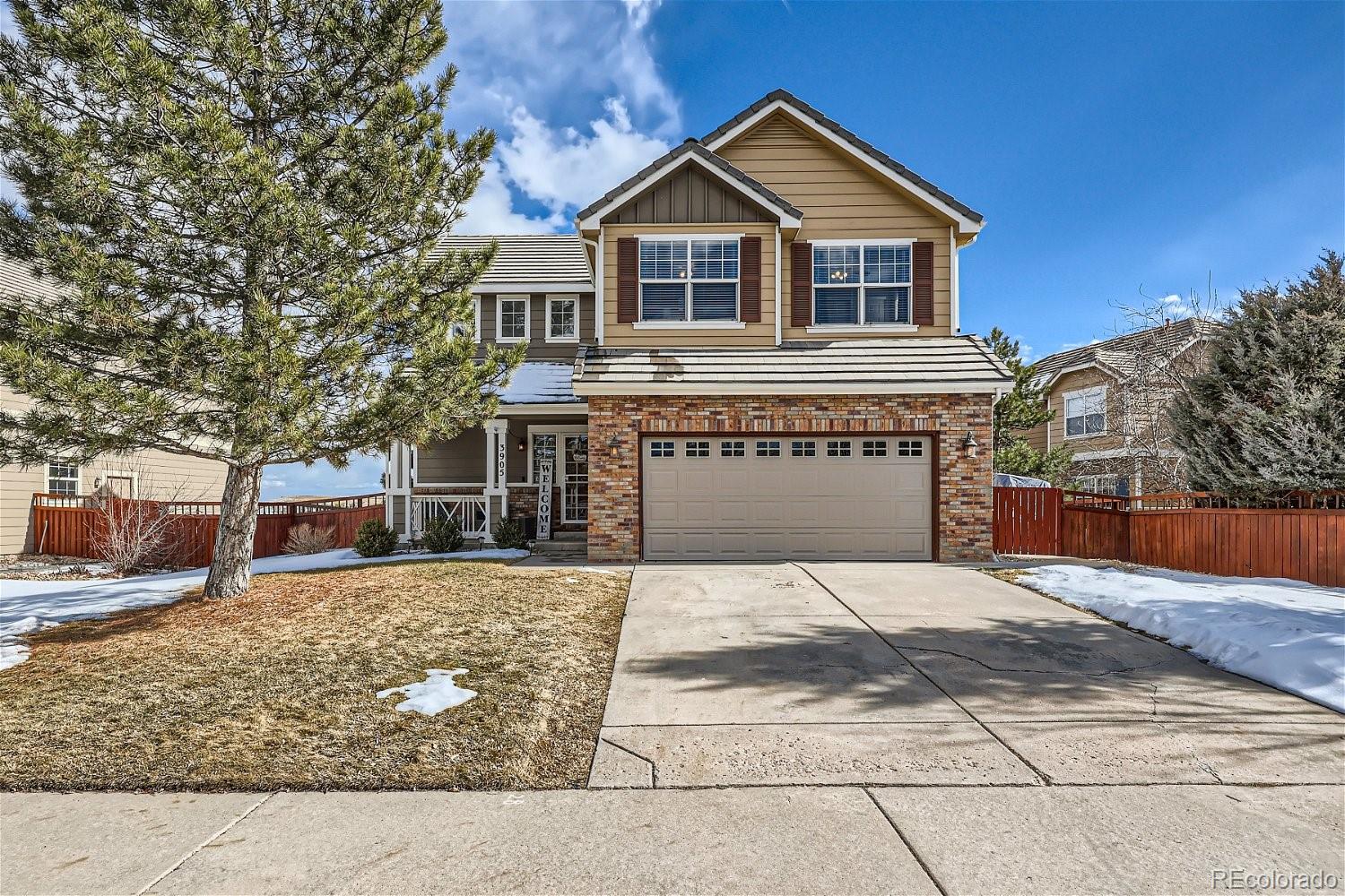 3905  Miners Candle Drive, castle rock MLS: 8691386 Beds: 3 Baths: 3 Price: $550,000