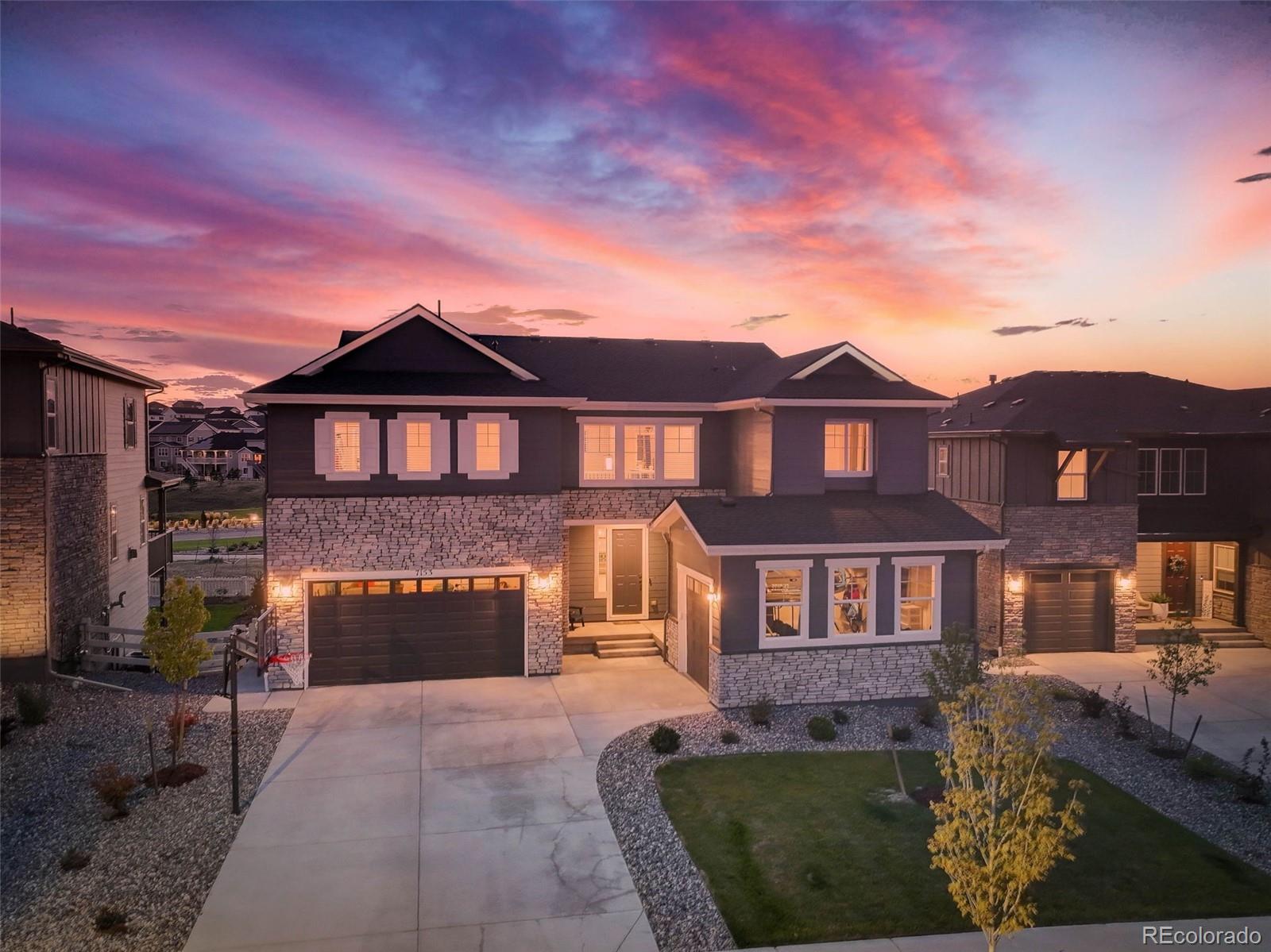 7153 S Waterloo Way, aurora MLS: 4136470 Beds: 5 Baths: 6 Price: $1,095,000