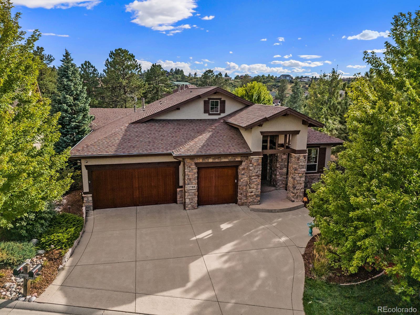 2788  Oak Vista Lane, castle rock MLS: 3771760 Beds: 5 Baths: 5 Price: $1,250,000