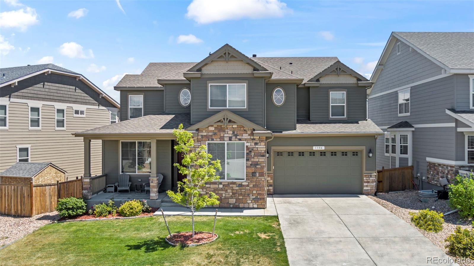 1386  Sidewinder Circle, castle rock MLS: 8314802 Beds: 5 Baths: 4 Price: $780,000