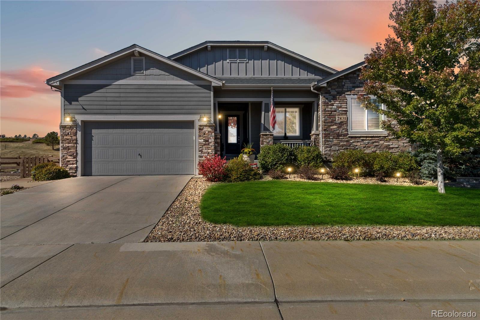 2831  Russet Sky Court, castle rock MLS: 1740049 Beds: 3 Baths: 3 Price: $800,000