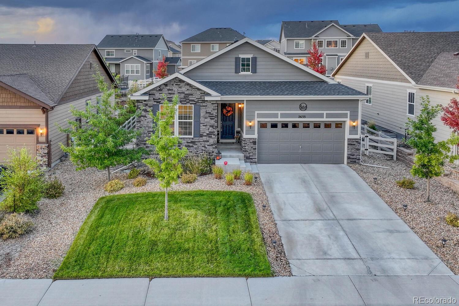 2633  Echo Park Drive, castle rock MLS: 4744729 Beds: 3 Baths: 2 Price: $620,000