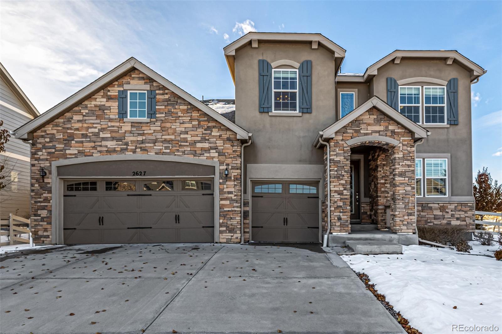 2627  Hillcroft Lane, castle rock MLS: 3570381 Beds: 5 Baths: 5 Price: $975,000