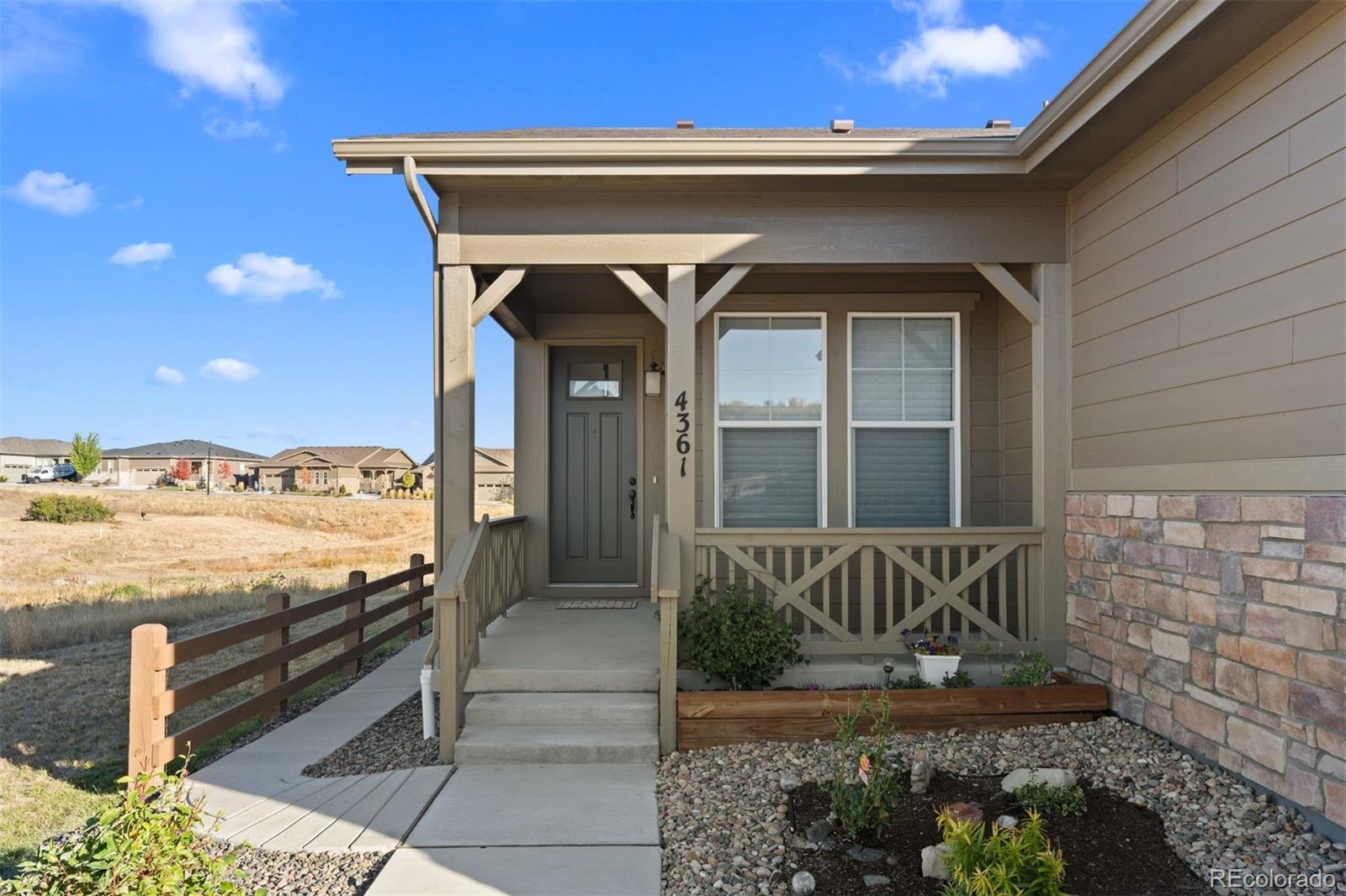 4361  Hidden Gulch Road, castle rock MLS: 6067989 Beds: 3 Baths: 3 Price: $655,000