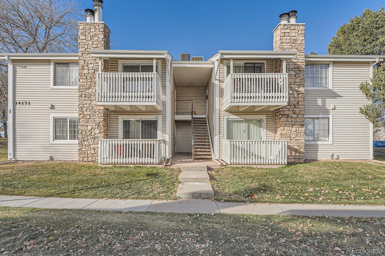 14171 E Jewell Avenue 101, Aurora  MLS: 2226565 Beds: 1 Baths: 1 Price: $220,000