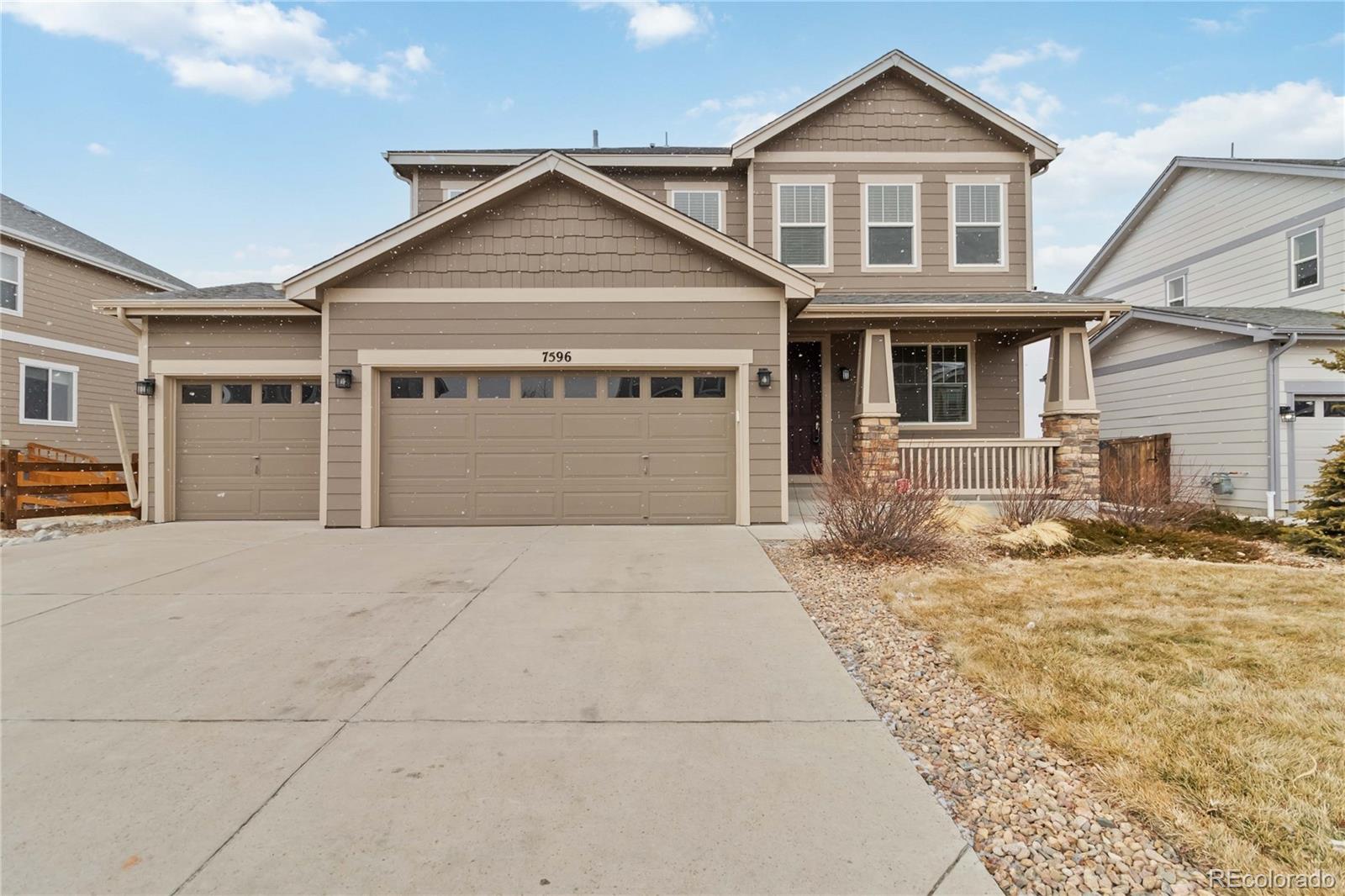 7596  Grady Circle, castle rock MLS: 9092421 Beds: 3 Baths: 3 Price: $649,000