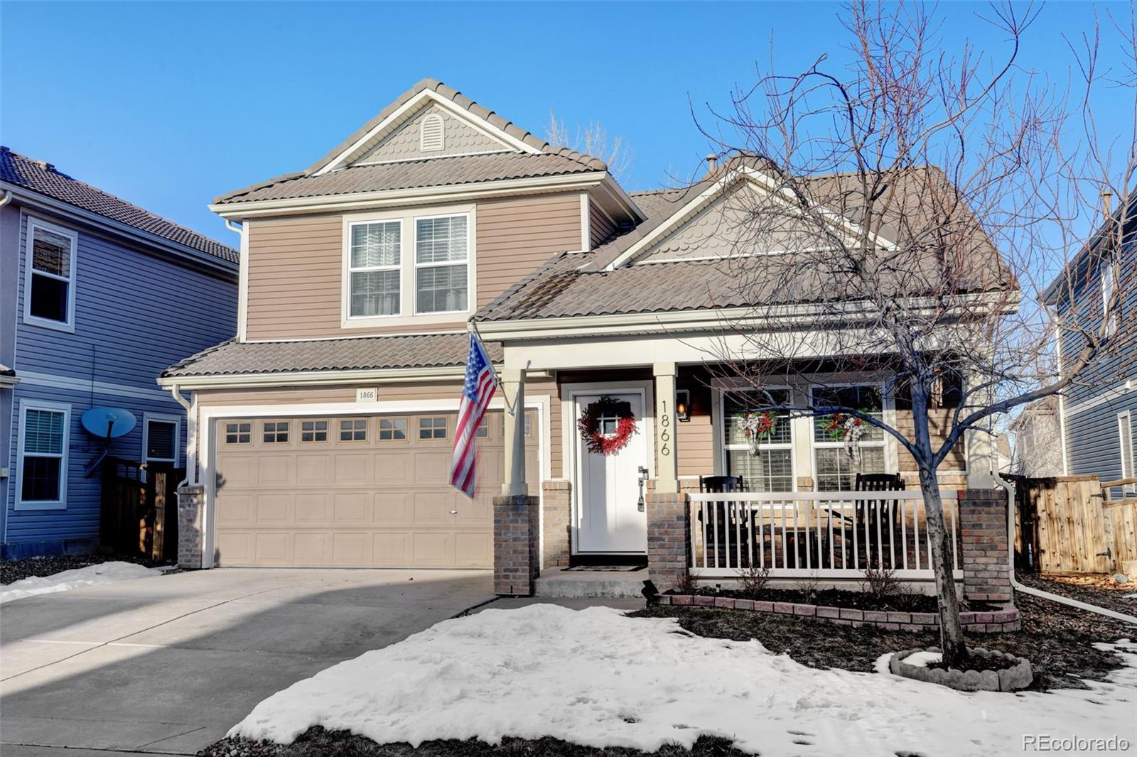 1866  Hogan Court, castle rock MLS: 5287751 Beds: 3 Baths: 3 Price: $595,000