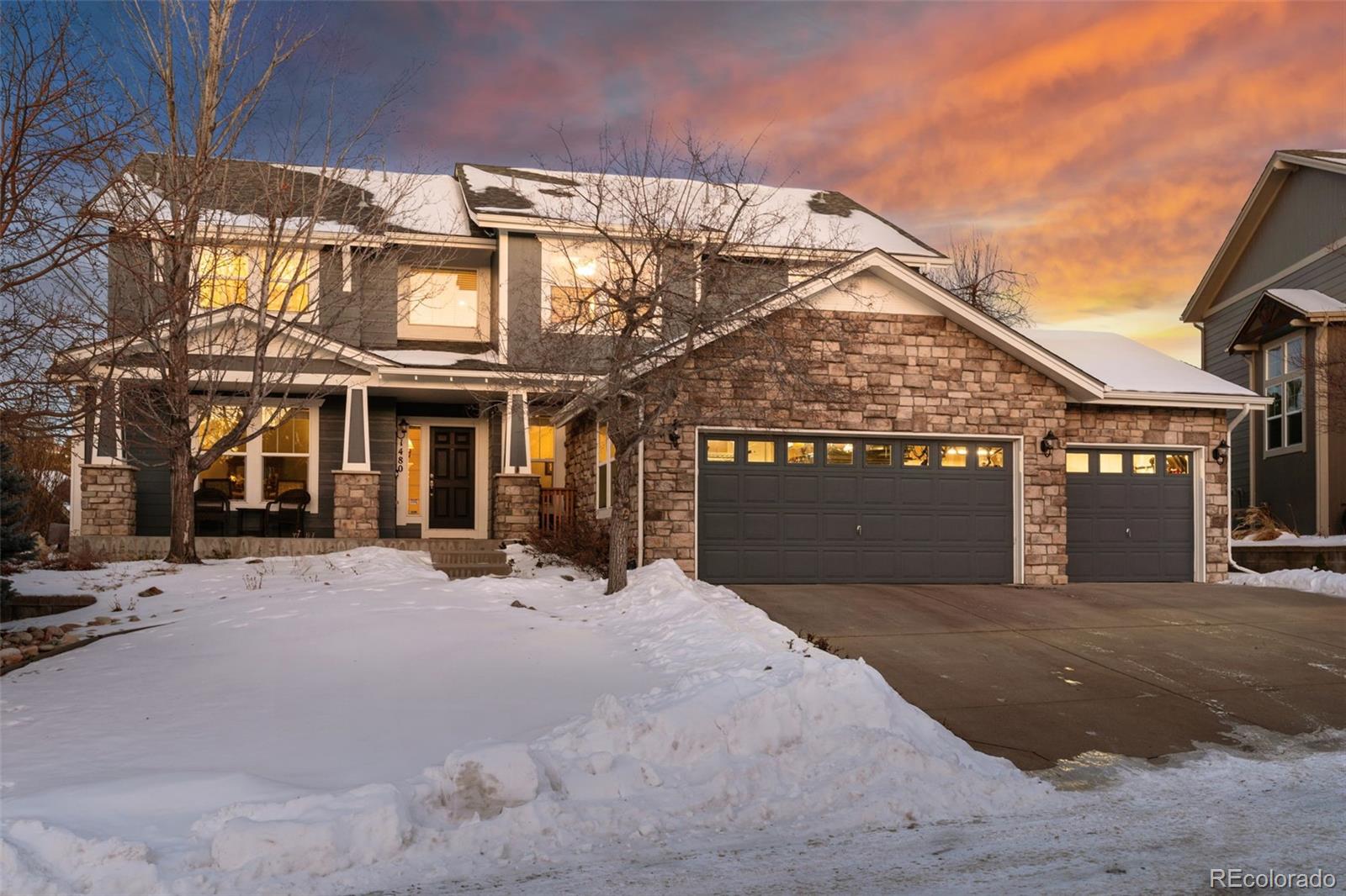 1480  Sterling Hill Court, castle rock MLS: 7229104 Beds: 5 Baths: 4 Price: $1,099,000